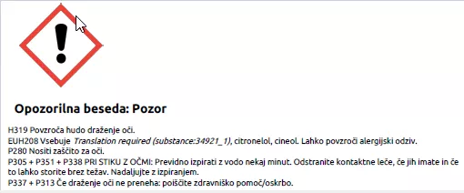 Varnostni list
